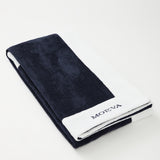 Monaco Dark Blue White Beach Towel