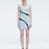 Agatha Blue Degraded Dress
