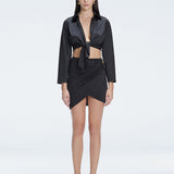 Greta Black Top