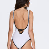 Brie White One Piece
