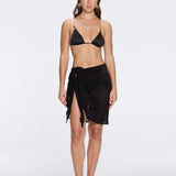 Dalina Black Sarong