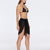 Dalina Black Sarong