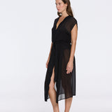 Dela Black Kaftan