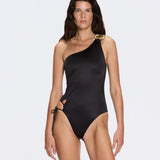 Esterelle Black Satin One Piece