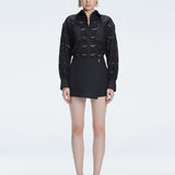 Elise Black Skort