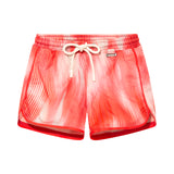Finn Red Optical Swim Shorts