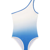 Honey Blue/White Kids One Piece