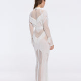 Itzel White Kaftan