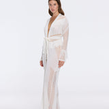 Itzel White Kaftan