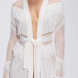 Itzel White Kaftan