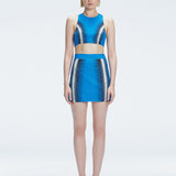 Verona Blue Degraded Skirt