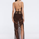 Mercantour Brown Knit Skirt