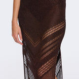 Mercantour Brown Knit Skirt