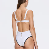 Merrin White Bikini Top