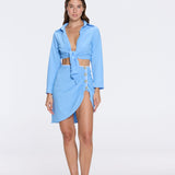Mirazur Blue Skirt