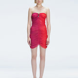 Marsiela Red Sonar Dress
