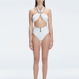 Meredith White Bikini Bottom