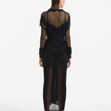 Itzel Black Kaftan