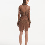 Kenga Brown Kaftan