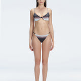 Rory Black Optical Bikini Bottom