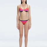 Rory Pink Optical Bikini Bottom
