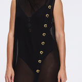 Solianne Black Dress
