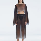 Samantha Black Degraded Top