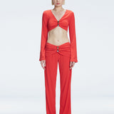 Helena Red Pants