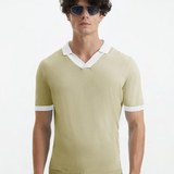 Troy Green White T-Shirt