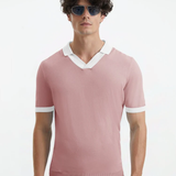 Troy Pink White T-Shirt