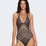 Villonne Black One Piece