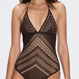Villonne Brown One Piece